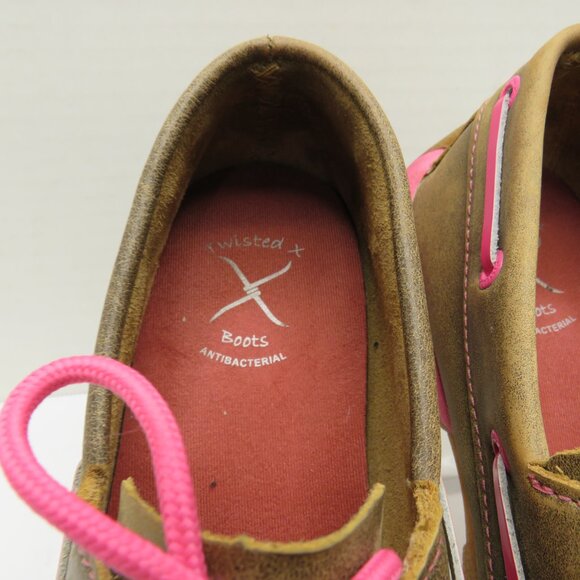 Twisted X Moccasins Brest Cancer Awareness Embroidery Ribbon 7.5M Size WDM0018. - Picture 3 of 8